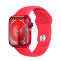 Фото APPLE Watch Series 9 GPS 41mm Product Red Aluminium Case with Product Red Sport Band - M/L MRXH3