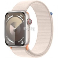 Фото APPLE Watch Series 9 GPS + Cellular 45mm Starlight Aluminium Case with Starlight Sport Loop MRMA3