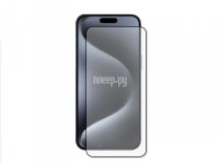 Фото Защитное стекло Pero для APPLE iPhone 15 Pro Max Full Glue Black PGFG-I15PM