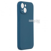 Фото Чехол iBox для APPLE iPhone 15 с защитой камеры и подложкой Silicone Blue УТ000037384