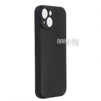 Фото Чехол iBox для APPLE iPhone 15 с защитой камеры и подложкой Silicone Black УТ000037388
