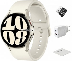 Фото Samsung Galaxy Watch 6 40mm White-Gold SM-R930NZEA Выгодный набор + подарок серт. 200Р!!!