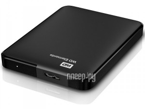 Фото Western Digital Elements Portable 1Tb USB 3.0 WDBUZG0010BBK-EESN / WDBUZG0010BBK-WESN