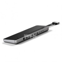 Фото Satechi Dual Dock Stand Docking Station with NVMe SSD Enclosure Black-Silver ST-DDSM