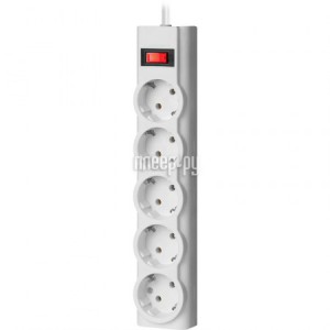 Фото Удлинитель Defender ILS 355 5 Sockets 5m White 99355