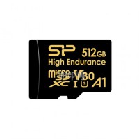 Фото 128Gb - Silicon Power Golden SeriesHigh Endurance microSD SP128GBSTXDV3V1HSP с адаптером SD