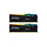 Фото Kingston Fury Beast Black RGB Expo DDR5 DIMM 6000Mhz PC48000 CL36 - 16Gb Kit (2x8Gb) KF560C36BBEAK2-16