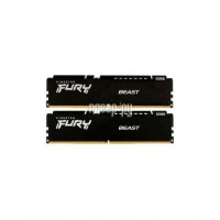 Фото Kingston Fury Beast Black DDR5 DIMM 6000Mhz PC48000 CL40 - 16Gb Kit (2x8Gb) KF560C40BBK2-16