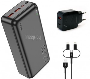 Фото Hoco Power Bank J101B 30000mAh Black Выгодный набор + подарок серт. 200Р!!!