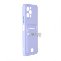 Фото Чехол Neypo для Xiaomi Redmi 12 / Redmi 12R Pocket Matte Silicone с карманом Lilac NPM69559
