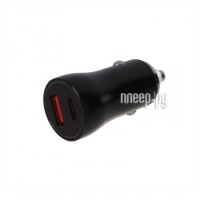 Фото Red Line AC-22 1xUSB + Type-C 3A Black УТ000037588