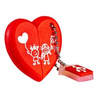 Фото 64Gb - SmartBuy Wild Series USB Heart SB64GBHeart