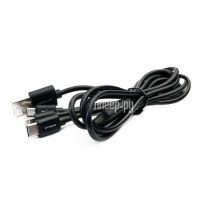 Фото Ergolux USB - Micro-USB-Lightning-Type-C 3А 1.2m Black ELX-CDC05-C02