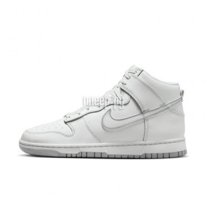 Фото Nike Dunk High Airbrush Swoosh р.8.5 US White Wolf Grey FD6922-100