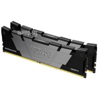 Фото Kingston Fury Renegade Black XMP DDR4 DIMM 3600MHz  PC28800 CL16 - 16Gb Kit (2x8Gb) KF436C16RB2K2/16