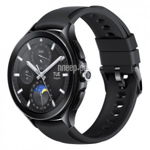 Фото Xiaomi Watch 2 Pro Black Case with Black Fluororubber Strap M2234W1 / BHR7211GL