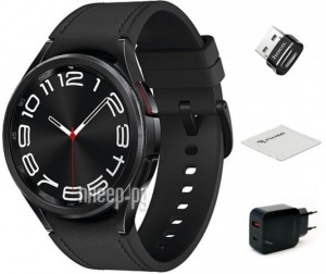 Фото Samsung Galaxy Watch 6 Classic 43mm Black SM-R950NZKA Выгодный набор + подарок серт. 200Р!!!