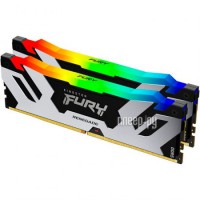 Фото Kingston Fury Renegade RGB XMP DDR5 DIMM 6400Mhz PC51200 CL32 - 64Gb (2x32Gb) KF564C32RSAK2-64