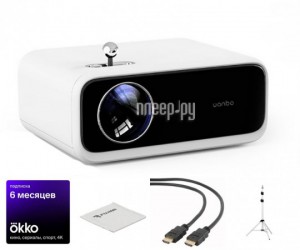 Фото Wanbo Projector Mini Upgraded Version White Выгодный набор + подарок серт. 200Р!!!