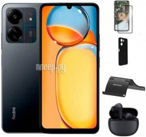 Фото Xiaomi Redmi 13C 8/256Gb Black & Wireless Headphones Выгодный набор + подарок серт. 200Р!!!