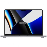 Фото APPLE MacBook Pro 14 (2021) Silver MMQX3 (Русская / Английская раскладка клавиатуры) (Apple M1 Max/65536Mb/2Tb SSD/Wi-Fi/Bluetooth/Cam/14.2/3024x1964/macOS)