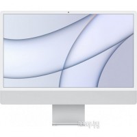 Фото APPLE iMac 24 Silver MQR93 (Английская раскладка клавиатуры) (Apple M3/8192Mb/256Gb SSD/Wi-Fi/Bluetooth/Cam/23.5/4480x2520/macOS)
