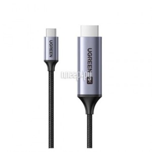 Фото Ugreen CM565 USB-C - HDMI 1.5m Space Grey 90451