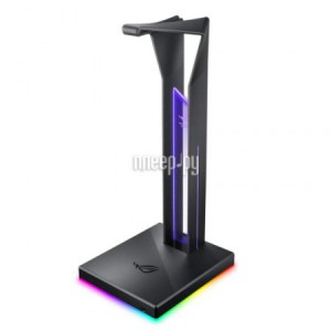 Фото Подставка для наушников ASUS ROG Throne Qi Black 90YH01K0-B2EA00