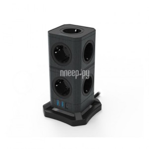 Фото Сетевой фильтр Ritmix RM-292C 9 Sockets 2m Black