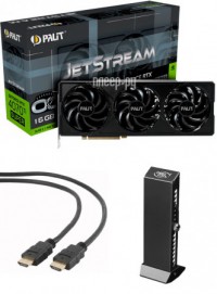 Фото Palit GeForce RTX 4070Ti Super JetStream OC 16Gb 2340MHz PCI-E 4.0 16384Mb 21000MHz 256-bit HDMI 3xDP NED47TSS19T2-1043J Выгодный набор + подарок серт. 200Р!!!