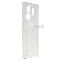 Фото Чехол iBox для Infinix Zero 30 4G Crystal с кардхолдером Silicone Transparent УТ000038318