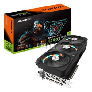 Фото GigaByte GeForce RTX 4080 Super Gaming OC 16G 2550Mhz PCI-E 4.0 16384Mb 23000MHz 256-bit HDMI 3xDP GV-N408SGAMING OC-16GD