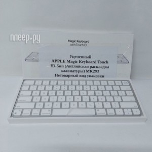 Фото Клавиатура APPLE Magic Keyboard Touch ID-Sun (Английская раскладка клавиатуры) MK293 уцененный