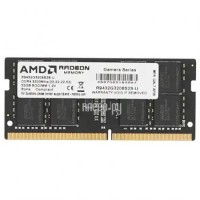 Фото AMD R9 RTL DDR4 SO-DIMM 3200MHz PC4-25600 CL22 - 32Gb R9432G3206S2S-U