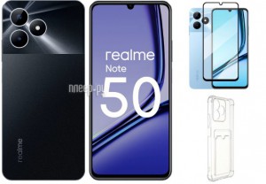 Фото Realme Note 50 3/64Gb Black New Выгодный набор + подарок серт. 200Р!!!