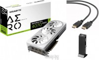 Фото GigaByte nVidia GeForce RTX 4070 Super Aero OC 12G 2565Mhz PCI-E 4.0 12288Mb 21000Mhz 192 bit HDMI 3xDP GV-N407SAERO OC-12GD Выгодный набор + подарок серт. 200Р!!!