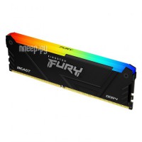 Фото Kingston Fury Beast RGB RTL Gaming DDR4 DIMM 3600MHz PC4-28800 CL18 - 16Gb KF436C18BB2A/16