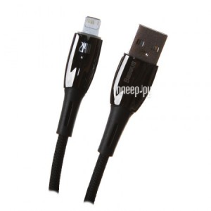 Фото Baseus Glimmer Series USB - Lightning 2.4A 1m Black CADH000201