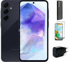 Фото Samsung SM-A556 Galaxy A55 8/256Gb Blue-Black New Выгодный набор + подарок серт. 200Р!!!