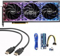Фото Palit GeForce RTX 4080 GameRock OC 16GB 2205Mhz PCI-E 16384Mb 256-bit HDMI 3xDP NED4080S19T2-1030G Выгодный набор + подарок серт. 200Р!!!