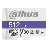 Фото 512Gb - Dahua C10/U3/V30 FAT32 Memory Card DHI-TF-C100/512GB (Оригинальная!)