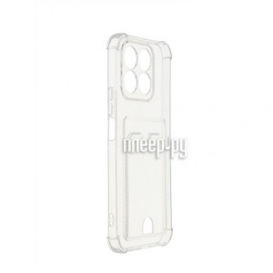 Фото Чехол Zibelino для Honor X8b 4G Silicone Card Holder защита камеры Transparent ZSCH-HON-X8B-CAM-TRN