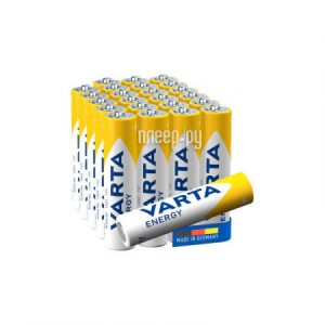 Фото AAA - Varta Energy LR03 Alkaline 1.5V (24 штуки) 4103229224
