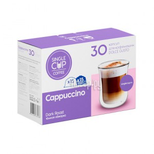 Фото Single Cup Coffee Dolce Gusto Cappuccino 30шт 00-00006624