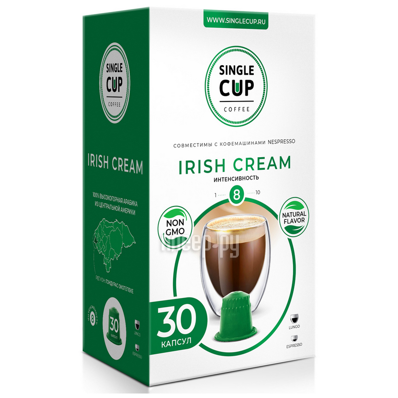 Фото Single Cup Coffee Nespresso Irish Cream 30шт 00-00003061