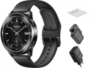 Фото Xiaomi Watch S3 Black BHR7874GL Выгодный набор + подарок серт. 200Р!!!