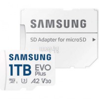 Фото 1Tb - Samsung EVO Plus Micro Secure Digital XC UHS-I U3 MB-MC1T0SA/EU с переходником под SD