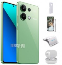 Фото Xiaomi Redmi Note 13 8/256Gb Green & Wireless Headphones Выгодный набор + подарок серт. 200Р!!!