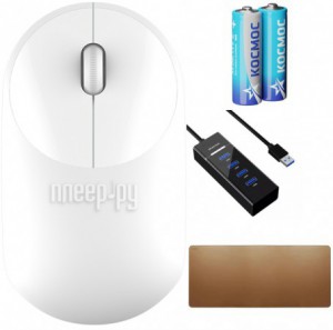 Фото Xiaomi Mi Wireless Mouse Youth Edition White Выгодный набор + подарок серт. 200Р!!!