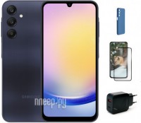 Фото Samsung SM-A256 Galaxy A25 8/256Gb Dark Blue New Выгодный набор + подарок серт. 200Р!!!